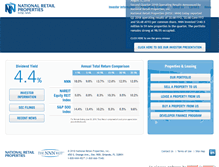 Tablet Screenshot of nnnreit.com